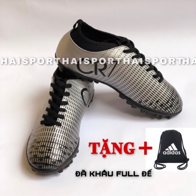 Giày đá bóng sân cỏ nhân tạo CR7 -Khâu đế 100%