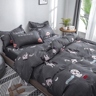 Trọn bộ 5 món chăn ga gối, bộ chăn phao 5 món mẫu cún ghi nhiều kích thước