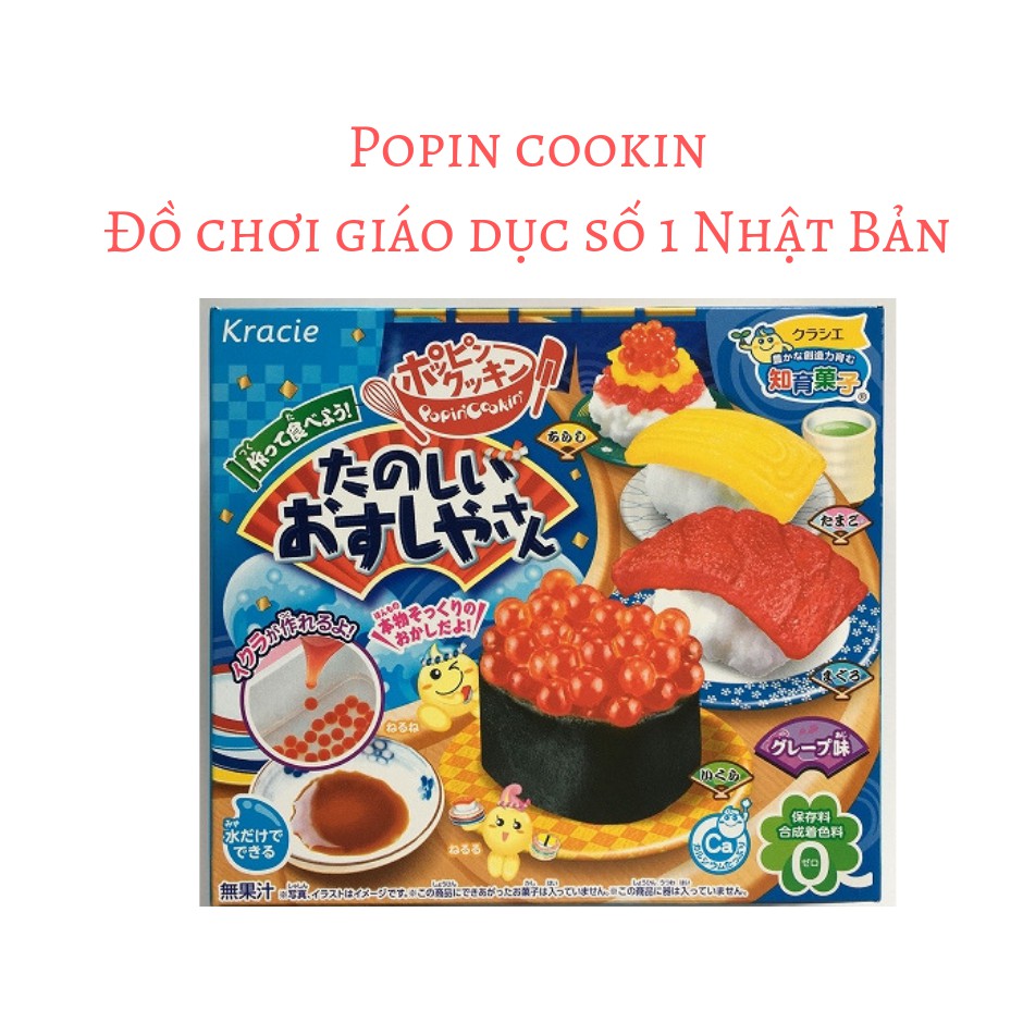 Popin Cookin Happy Sushi House - Đồ chơi nấu ăn - Bộ làm sushi Nhật