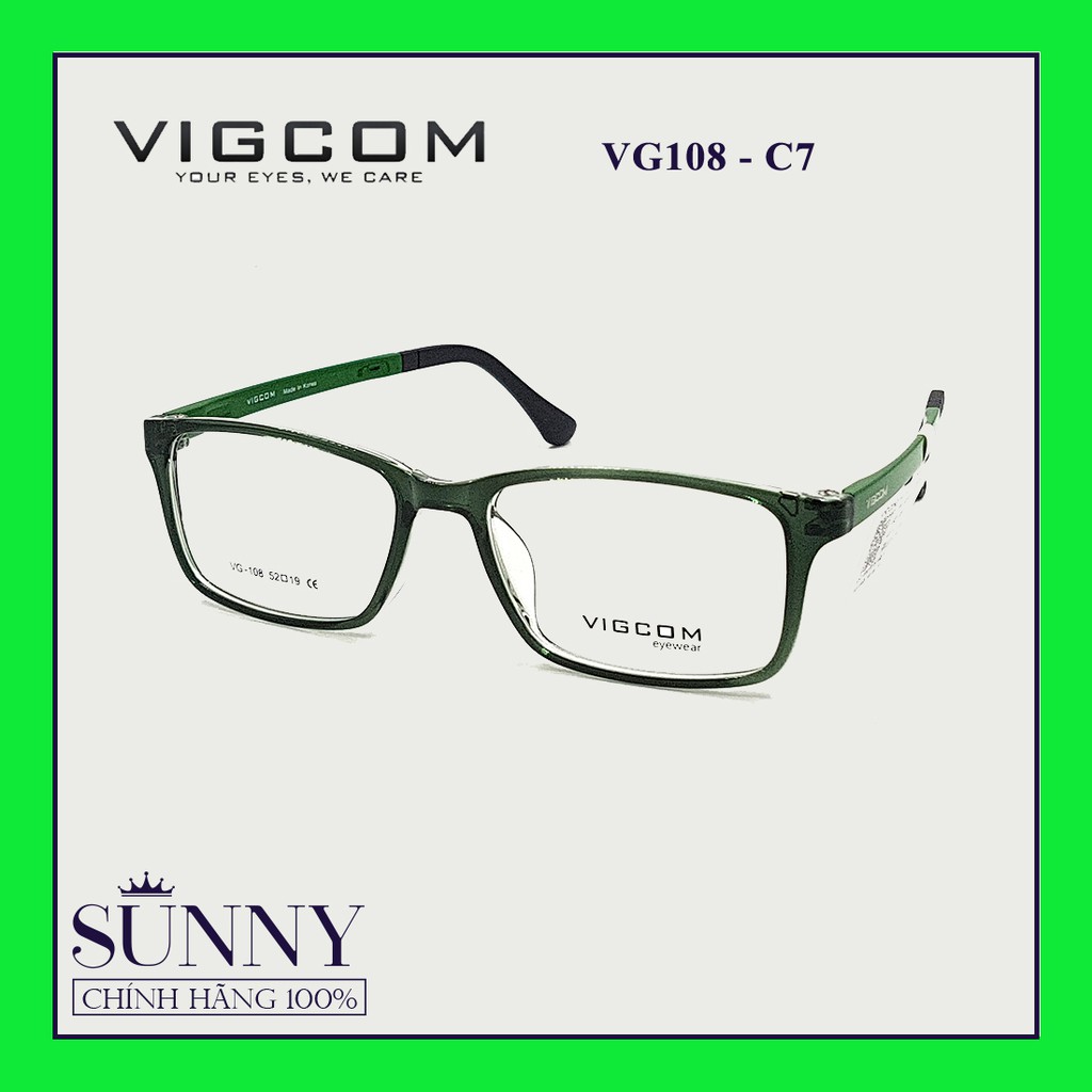 Gọng kính thời trang VIGCOM - NHIỀU MÀU SẮC - VG108
