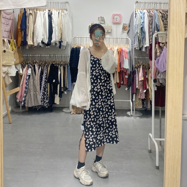 Cardigan len mỏng