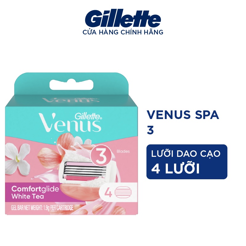 Bộ 4 Lưỡi Dao Gillette Venus 3