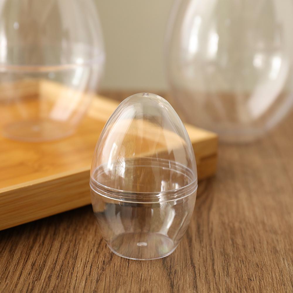 LET Set 5 Quả Trứng Phục Sinh Bằng Nhựa Trong Suốt Dùng Trang Trí DIY