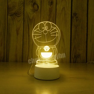 DOREMON, Đèn ngủ 3d, đèn trang trí, quà tặng sinh nhật, quà tặng tình yêu, hoạt hình, truyện tranh