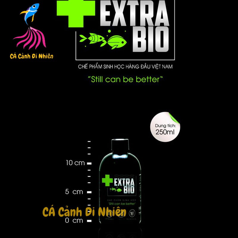 Men vi sinh Extra Bio 250ml - ExtraBio Chế phẩm xử lý nước cho hồ cá