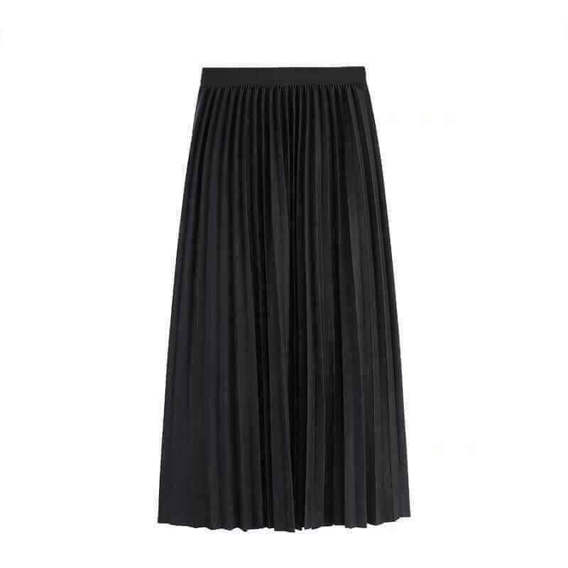 chân váy xếp ly dài đen quốc dân | BigBuy360 - bigbuy360.vn