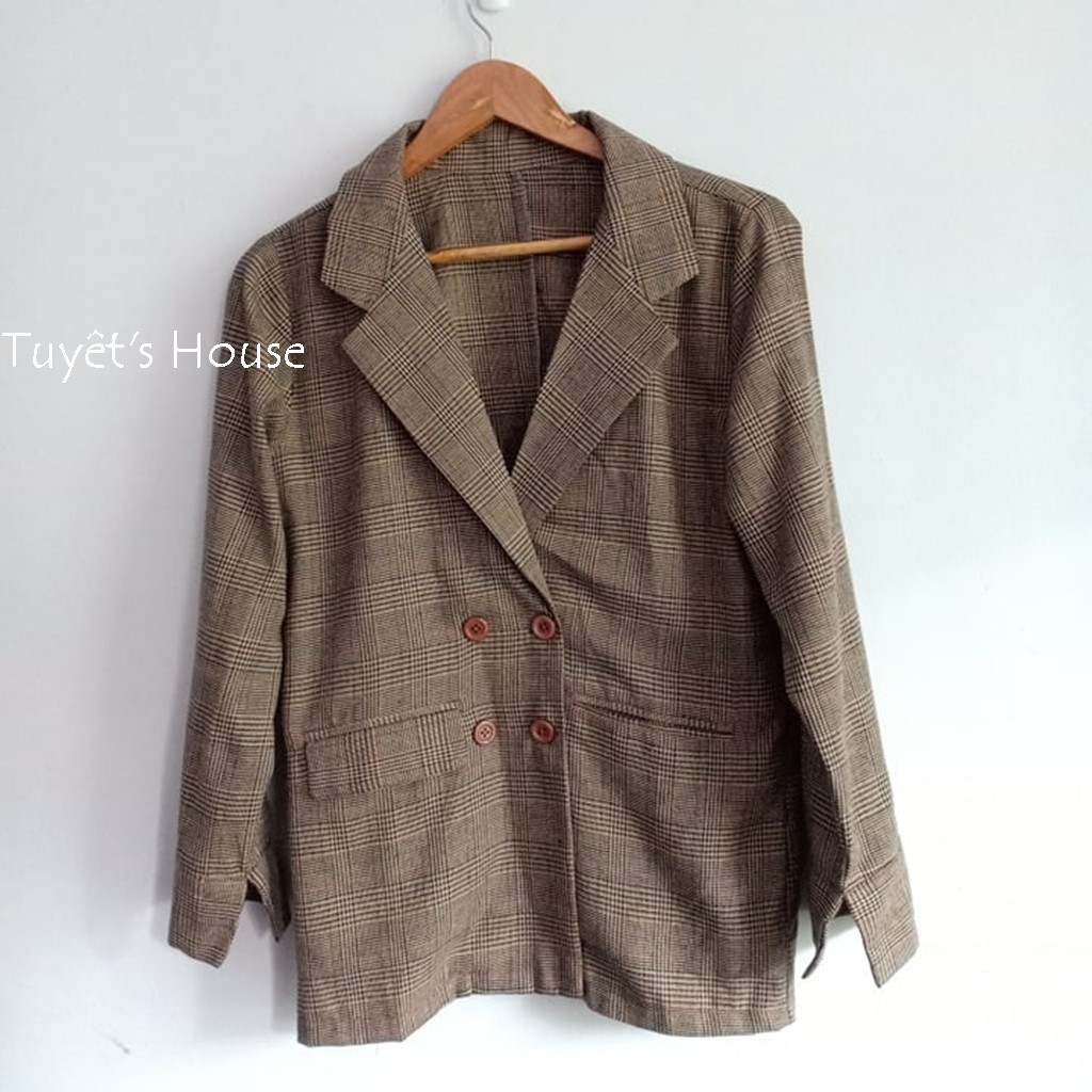 ÁO BLAZER KẺ CARO TUYẾT'S HOUSE | WebRaoVat - webraovat.net.vn