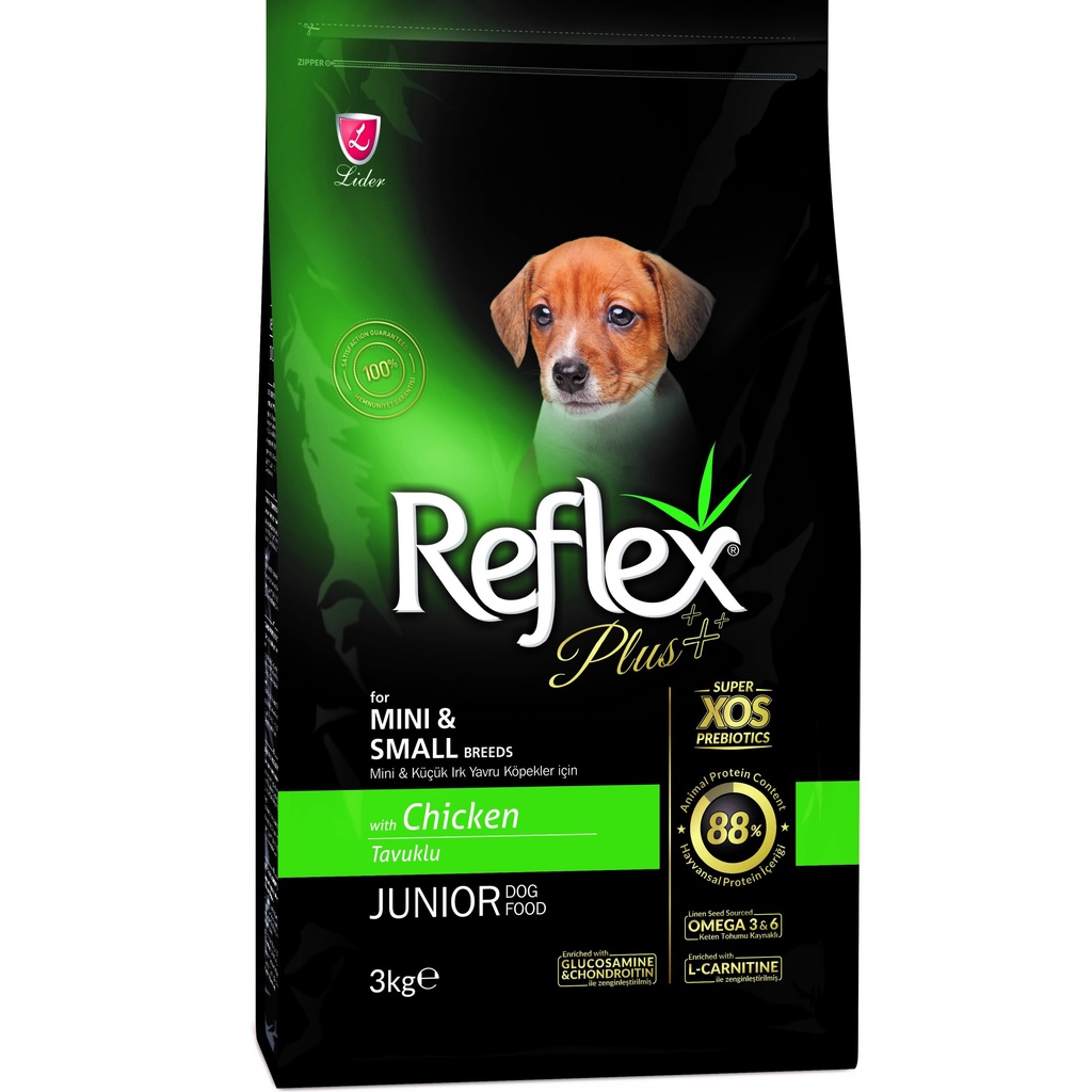 [Mã 252FMCGSALE giảm 8% tối đa 100k đơn 500K] REFLEX 3kg_Thức ăn hạt cho chó mọi lứa tuổi_Thổ Nhĩ Kỳ