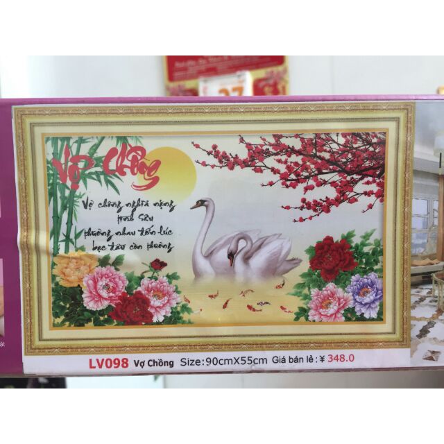 Tranh đá vợ chồng lv098