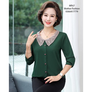 Áo nữ trung tuổi, Áo thu đông nữ trung niên MF67