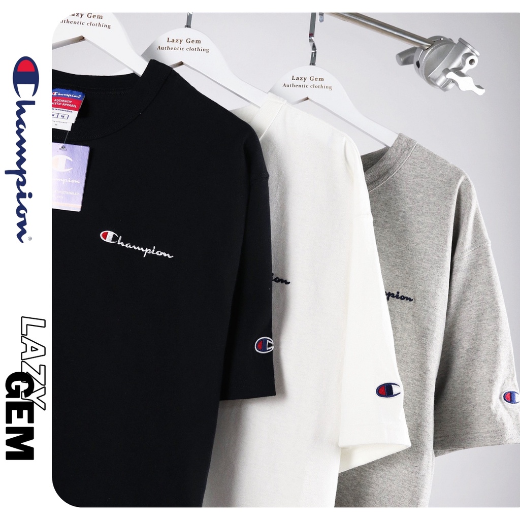 Áo Thun Champion Thêu Logo HERITAGE - AUTHENTIC 100% ĐƯỢC NHẬP TRỰC TIẾP TỪ MỸ