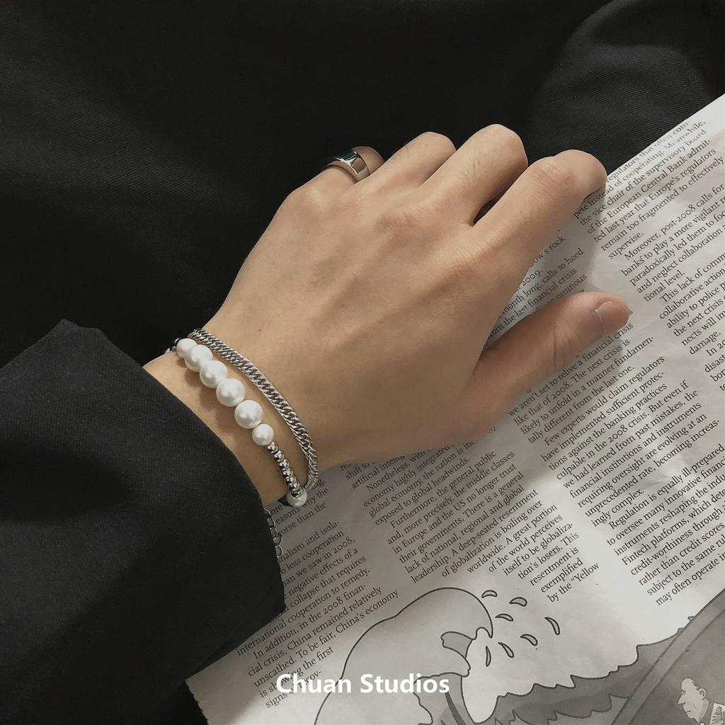 Vòng Tay Ngọc Trai Đơn Giản Cho Nam Và Nữ