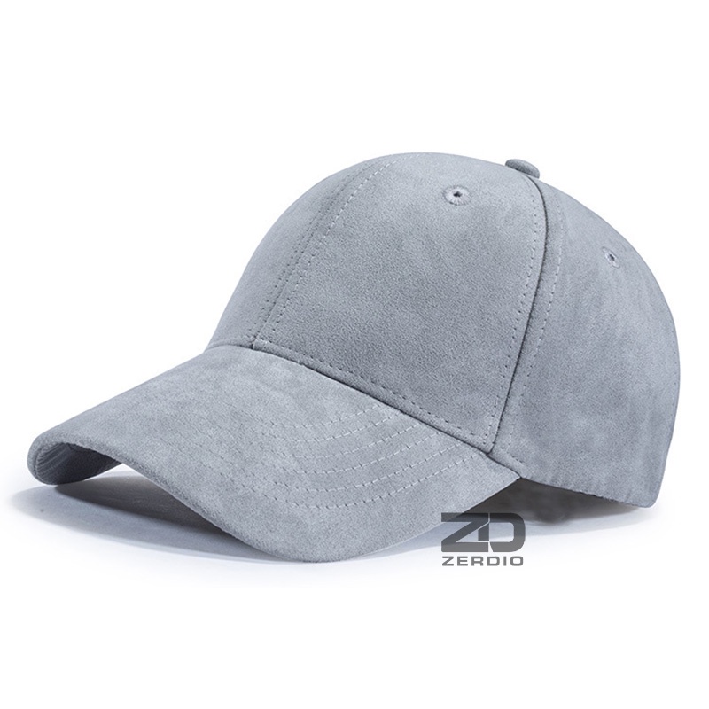 Nón kết, Mũ lưỡi trai nhung nam, nữ trơn cao cấp màu đen, xám