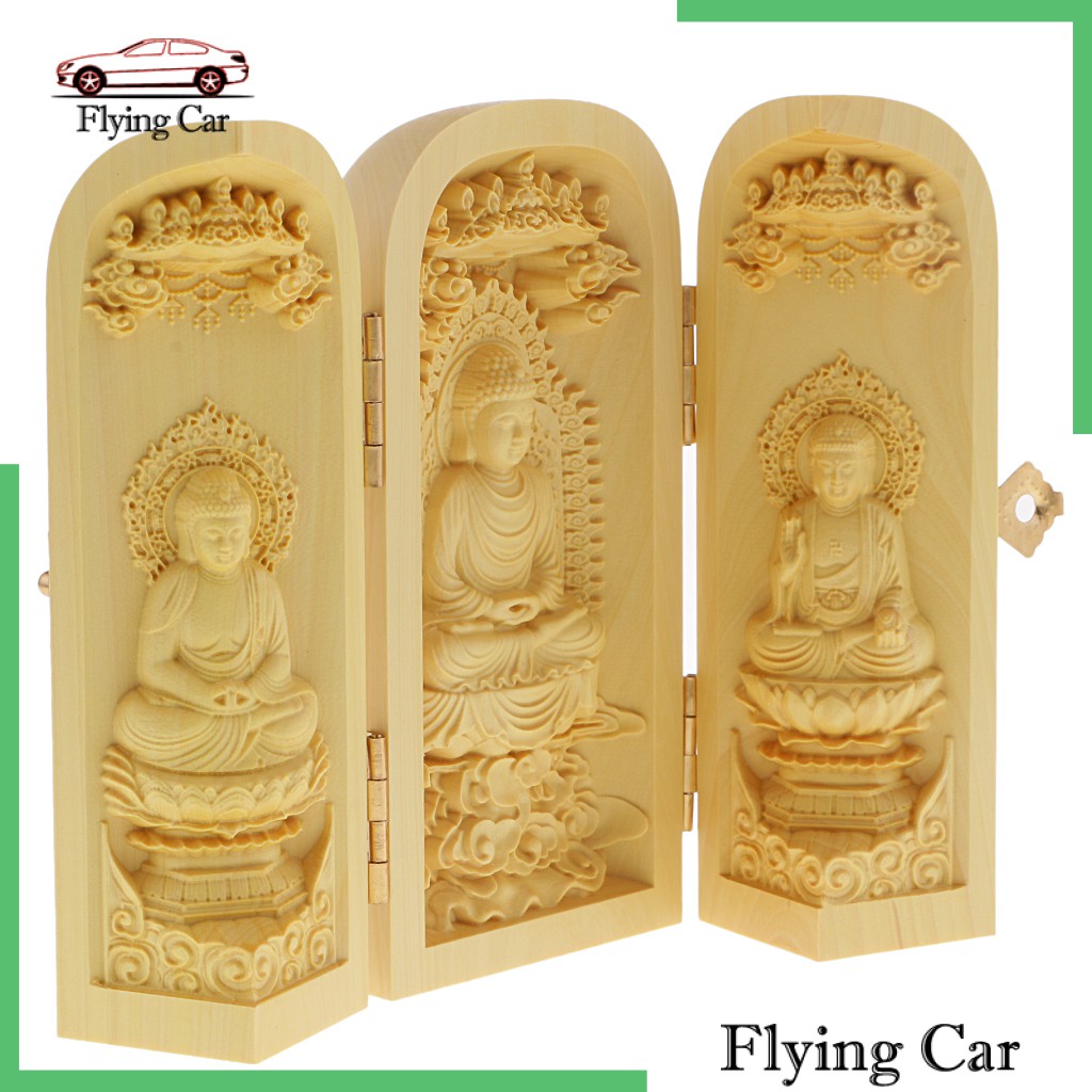Tượng Phật Điêu Khắc Thủ Công Bằng Gỗ Phong Cách-1