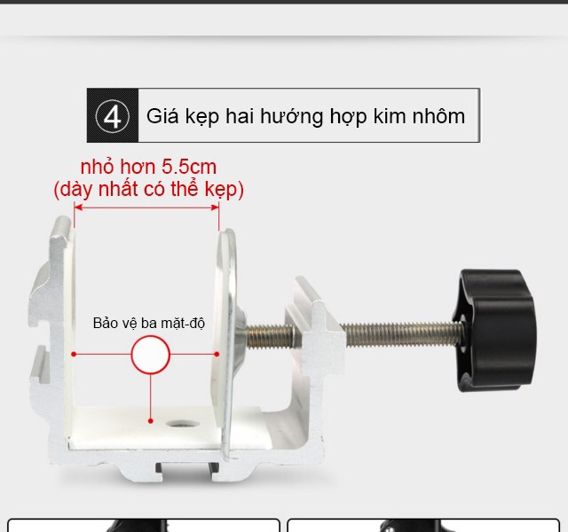 [SALE 10%] Giá đỡ máy tính bảng, iPad và điện thoại Stands kẹp đầu giường kẹp bàn đa năng | BigBuy360 - bigbuy360.vn