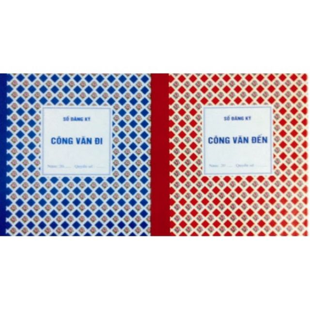 Sổ công văn đi - đến 160tr A4