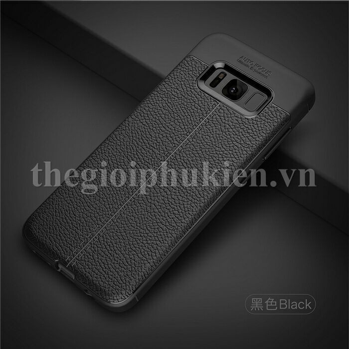 Ốp lưng Samsung Galaxy S8 Plus/ S8+ Silicon chống sốc Auto Focus ( Đen )