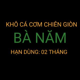 Khô Cá Cơm Chiên Giòn BÀ NĂM