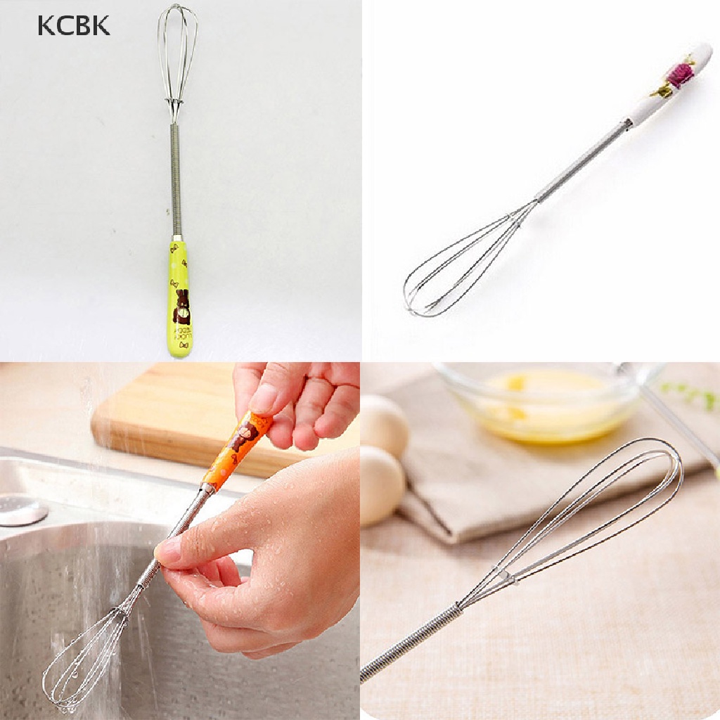 Cây Đánh Trứng Tay Cầm Bằng Thép Không Gỉ Mới