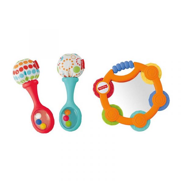 Đồ Chơi FISHER PRICE 19 Bộ Lục Lạc Nhạc Cụ Cho Bé DPY77