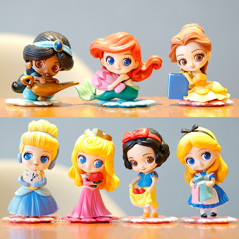 Mô Hình Công Chúa Disney 11 Kiểu Dáng Trang Trí Bánh Kem