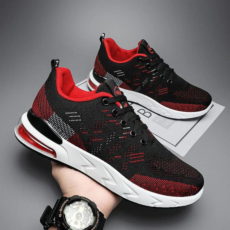 (Có 2 Màu) Giày sneaker nam đế đệm khí kẻ chấm bi siêu chất