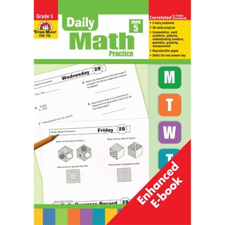 DAILY MATH PRACTICE -  6 c