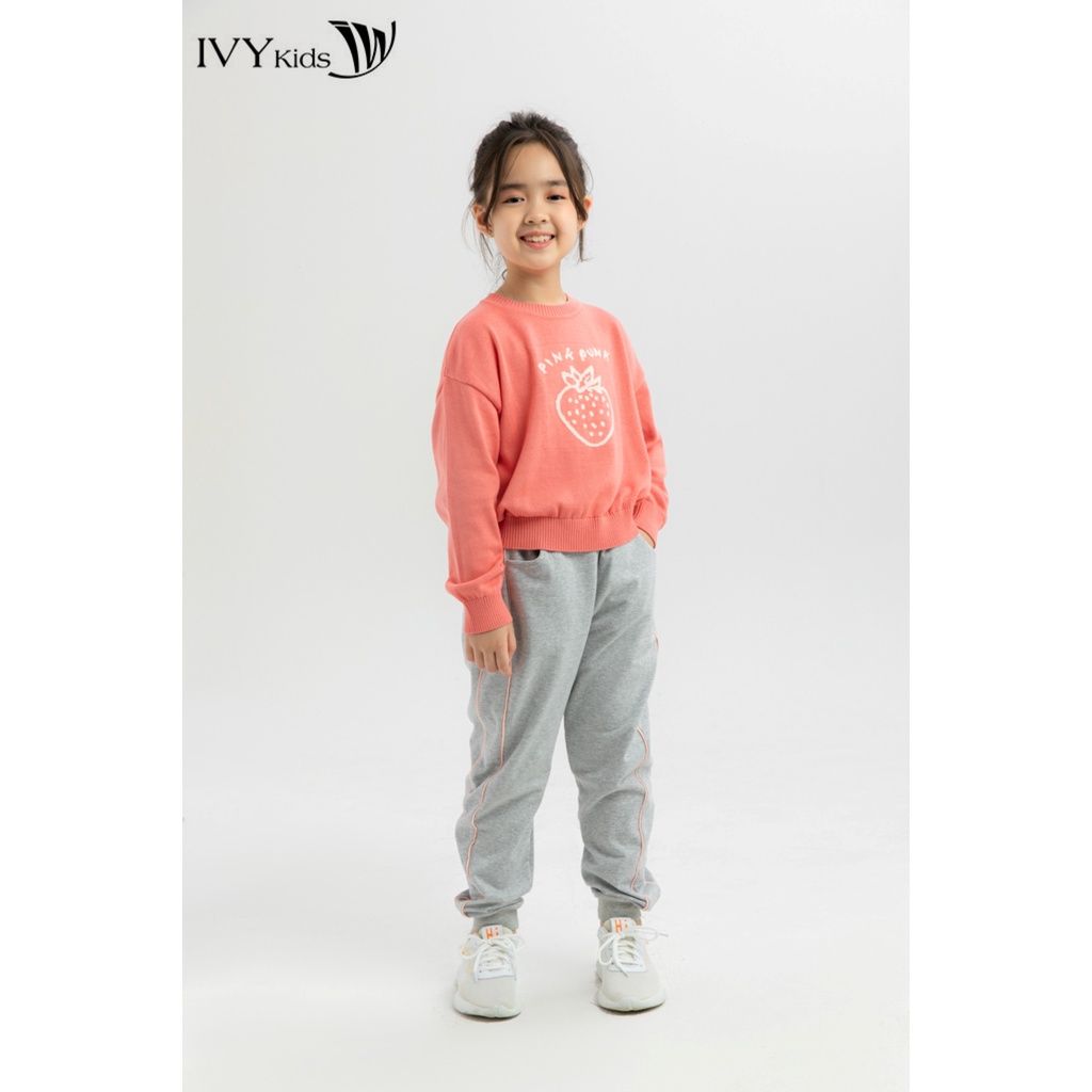 Áo len bé gái Pink Punk IVY moda MS 58G0782