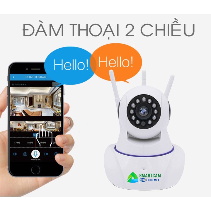 Camera IP Wifi Yoosee Smartcam 2.0Mpx Đàm Thoại 2 Chiều Full HD 1080P  [BẢO HÀNH 24 THÁNG]