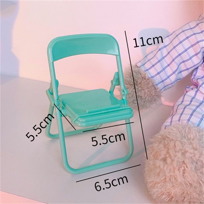 Giá Đỡ Điện Thoại Decor Bàn Học Hình Ghế Xếp Mini Tiện Lợi