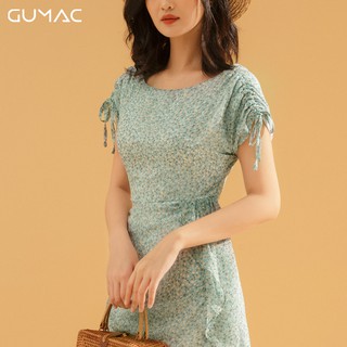 Đầm hoa tay rút DA762 GUMAC