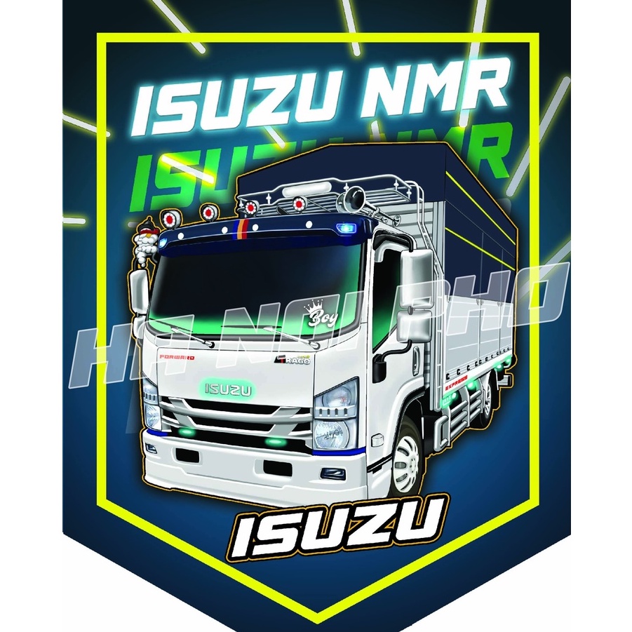 Cờ Isuzu phiên bản Cá Mập Đen | Hà Nội Phố Xe Tải