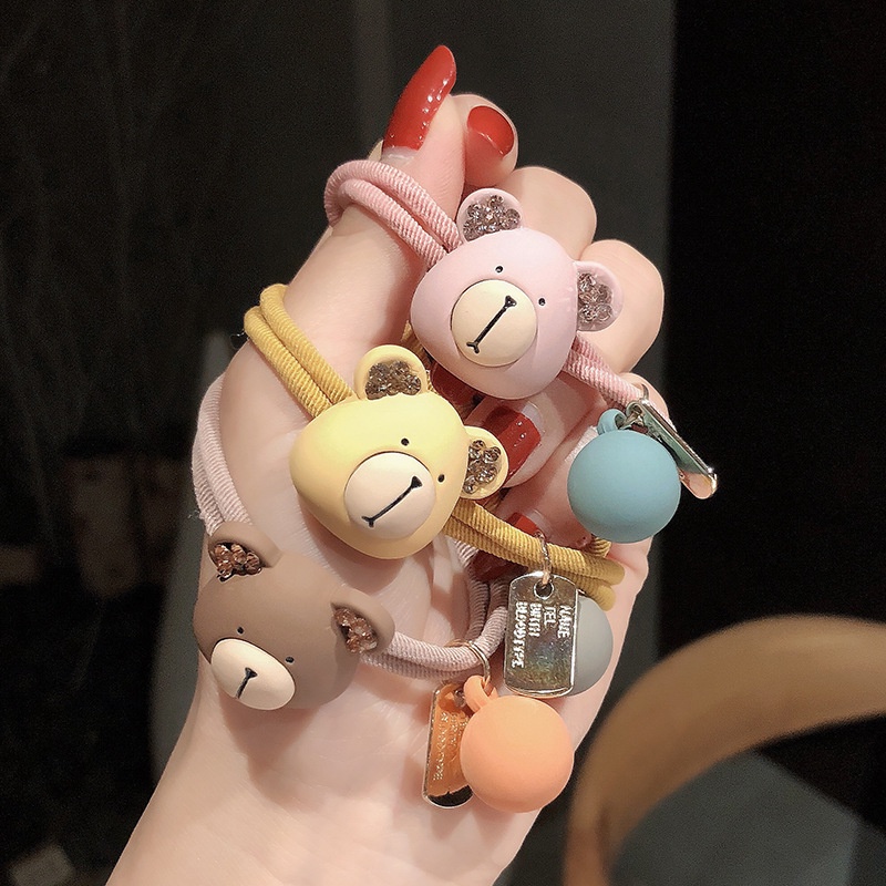 Băng Đô Cài Tóc Hình Đầu Gấu Dễ Thương Cho Nữ