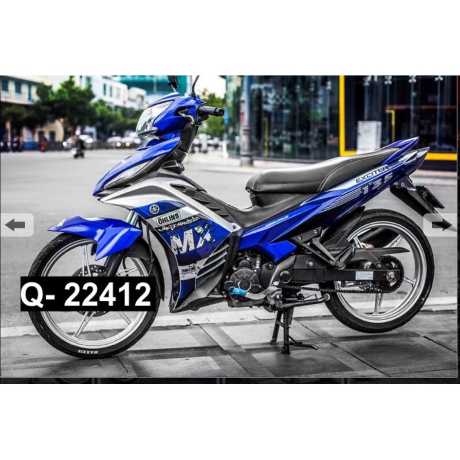 Tem rời ex 135 mx xanh trắng gp