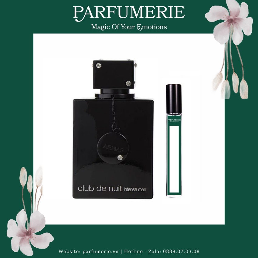 [Chiết chính hãng] Nước hoa nam Armaf Club De Nuit Intense Man nam tính, ấm áp