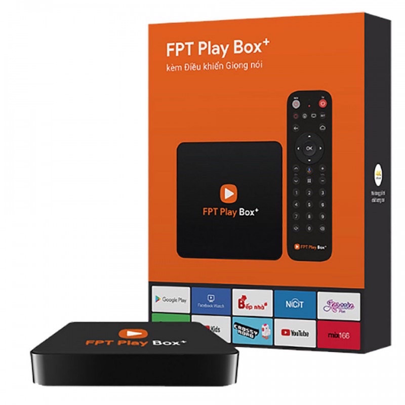 Đầu Android TV FPT Play Box+ bản 2021 chíp S500/Ram 1G/ hàng chính hãng bảo hành 1 năm