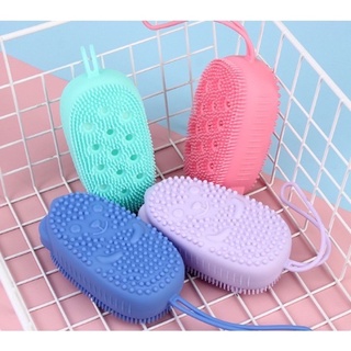 Bông tắm Silicon Tạo bọt ( hình chuột )