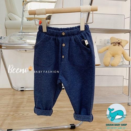 Quần Dài Bé Trai Sành Điệu Chất Nỉ Siêu Mềm Hàng Thiết Kế Beemo Xịn Mịn