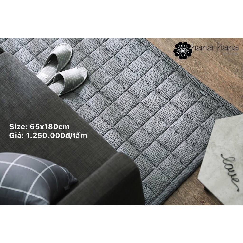 Tấm trải Sofa đa năng Hàn Quốc Blended Embo Rippe Sofapad - 65x180cm - Gray