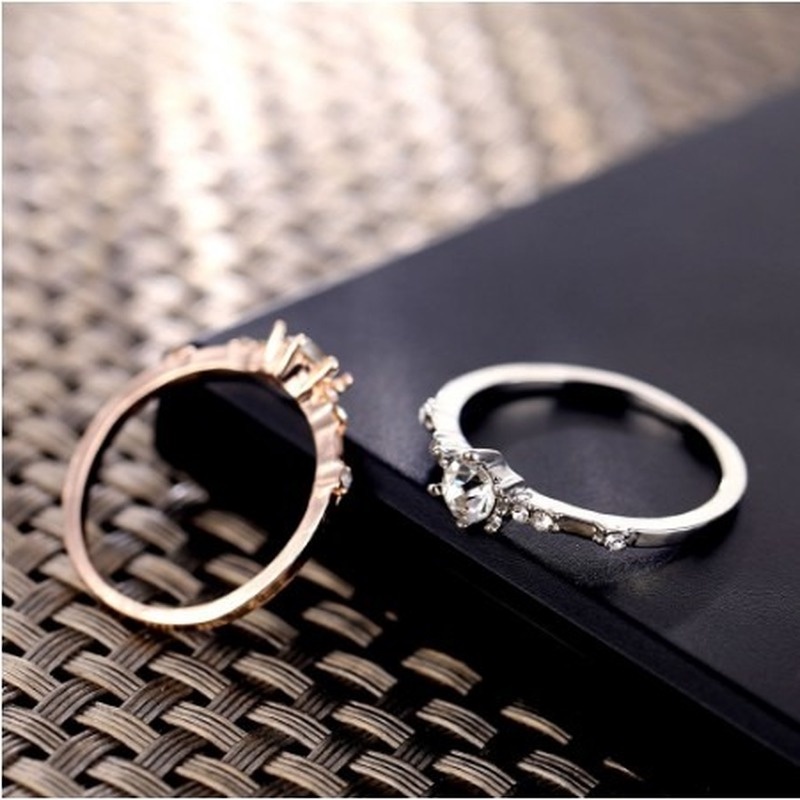 Nhẫn Đeo Tay Đính Đá Zircon Dành Cho Nữ 210710