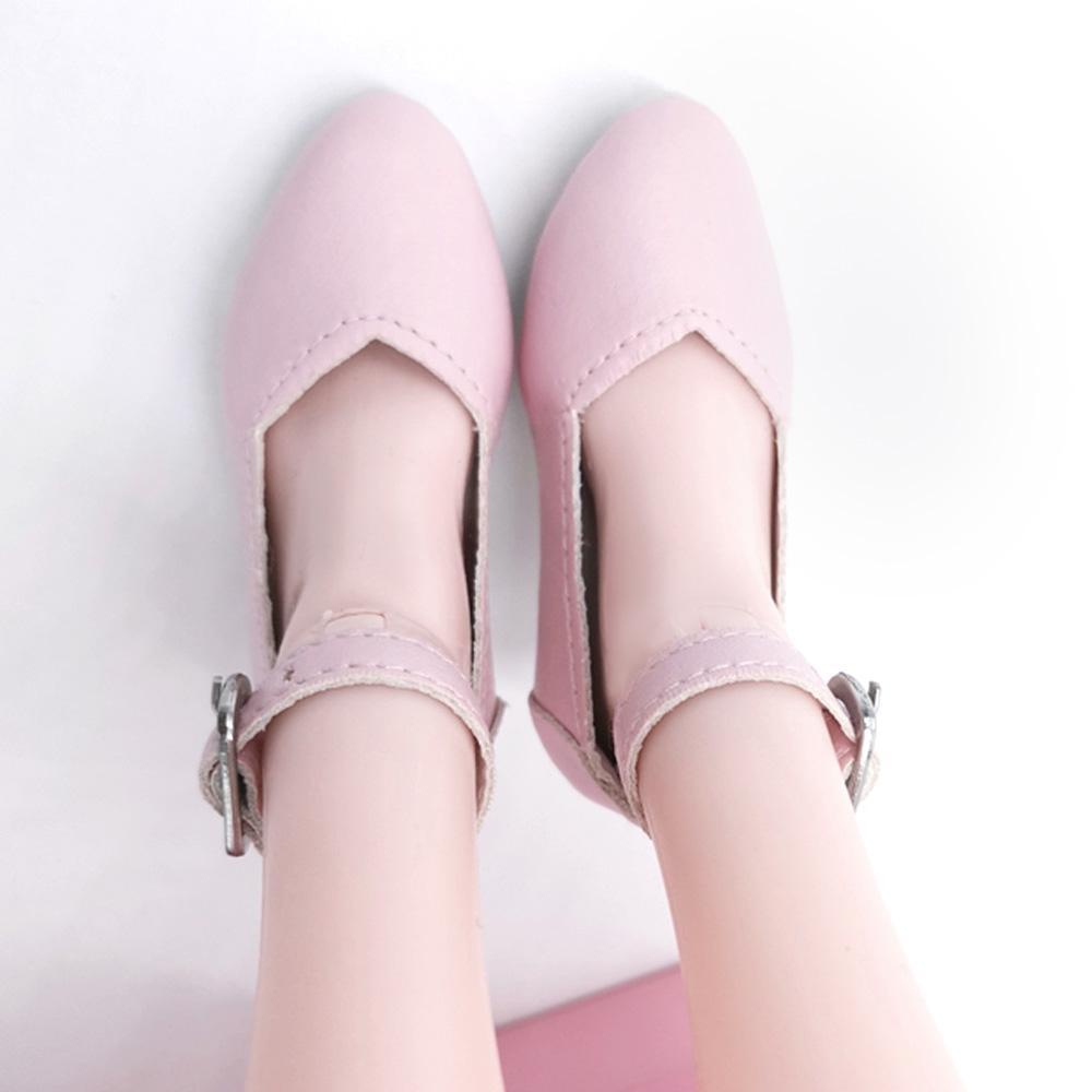 Giày Vải Da PU Phối Vải 7.8CM Cho Búp Bê 1 / 3
