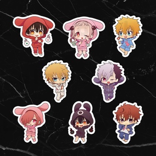 Bộ 8 sticker anime Jibaku Shounen Hanako-kun (Cậu ma nhà xí Hanako) size 4 cm - Mẫu 2 Pijama