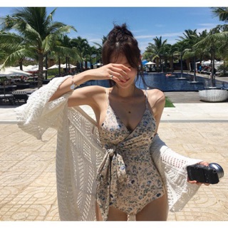 Bikini 1 mảnh thắt eo vạt chéo