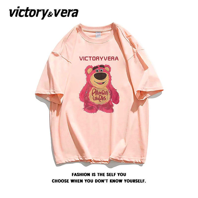 Áo Thun Cotton Dáng Rộng Tay Nửa Thời Trang Mùa Hè Dễ Thương Dành Cho Nữ 2022