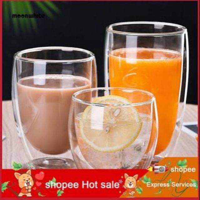 Bộ 2 ly thủy tinh 2 lớp 350ml