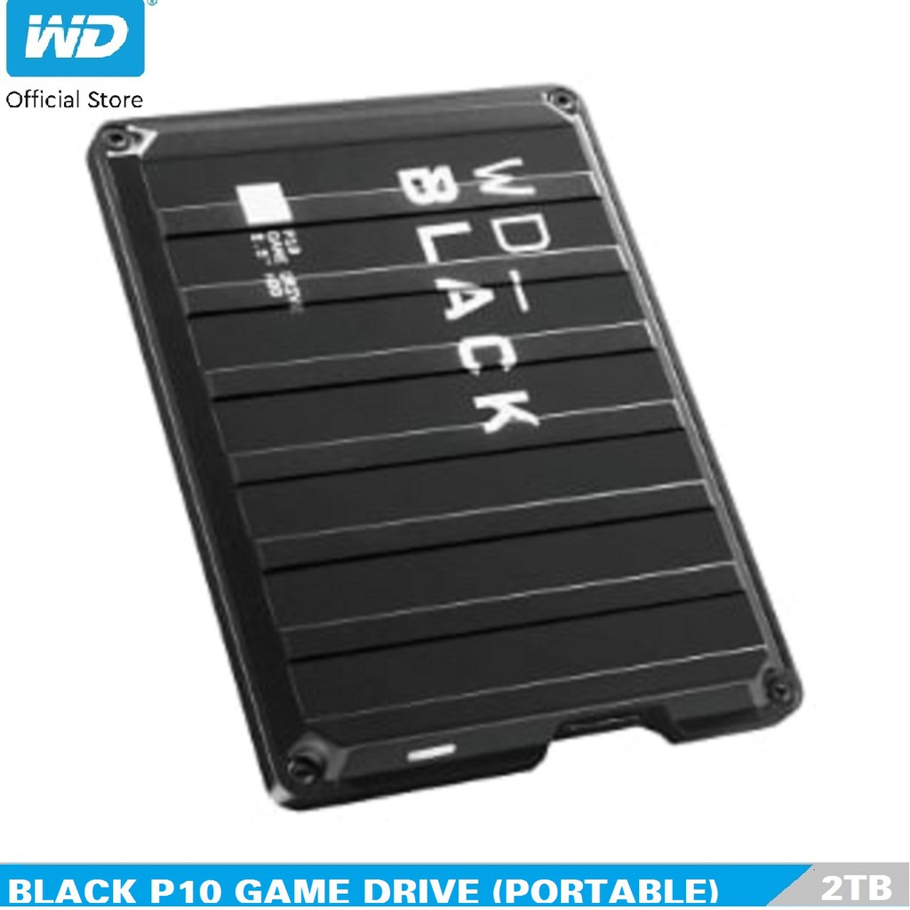 Ổ cứng HDD WD BLACK P10 Game Drive 2TB 2.5", 3.2 (WDBA2W0020BBK-WESN)