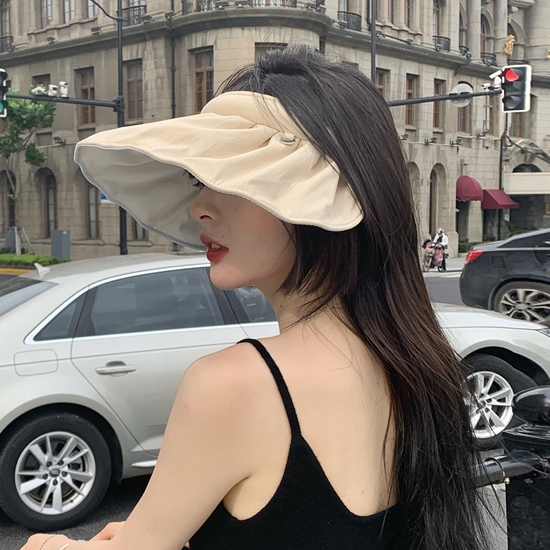 Mũ Che Nắng Chống Tia Uv Có Thể Gấp Gọn Thời Trang Hàn Quốc Cho Nữ