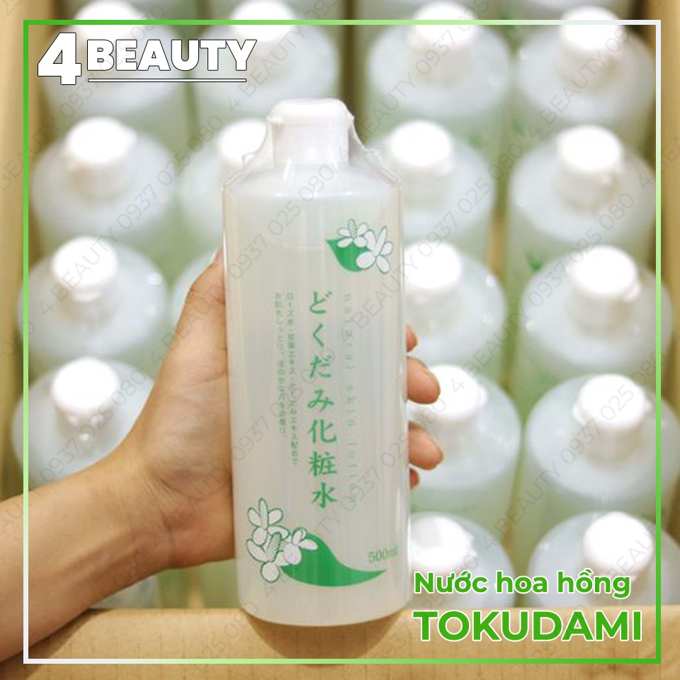Nước Hoa Hồng Chinoshio Dokudami - 500ml Dokudami Natural Skin Lotion