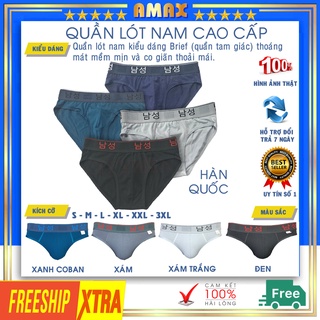 Quần sịp nam tam giác cotton cao cấp quần lót nam có size lớn cho người mập big size