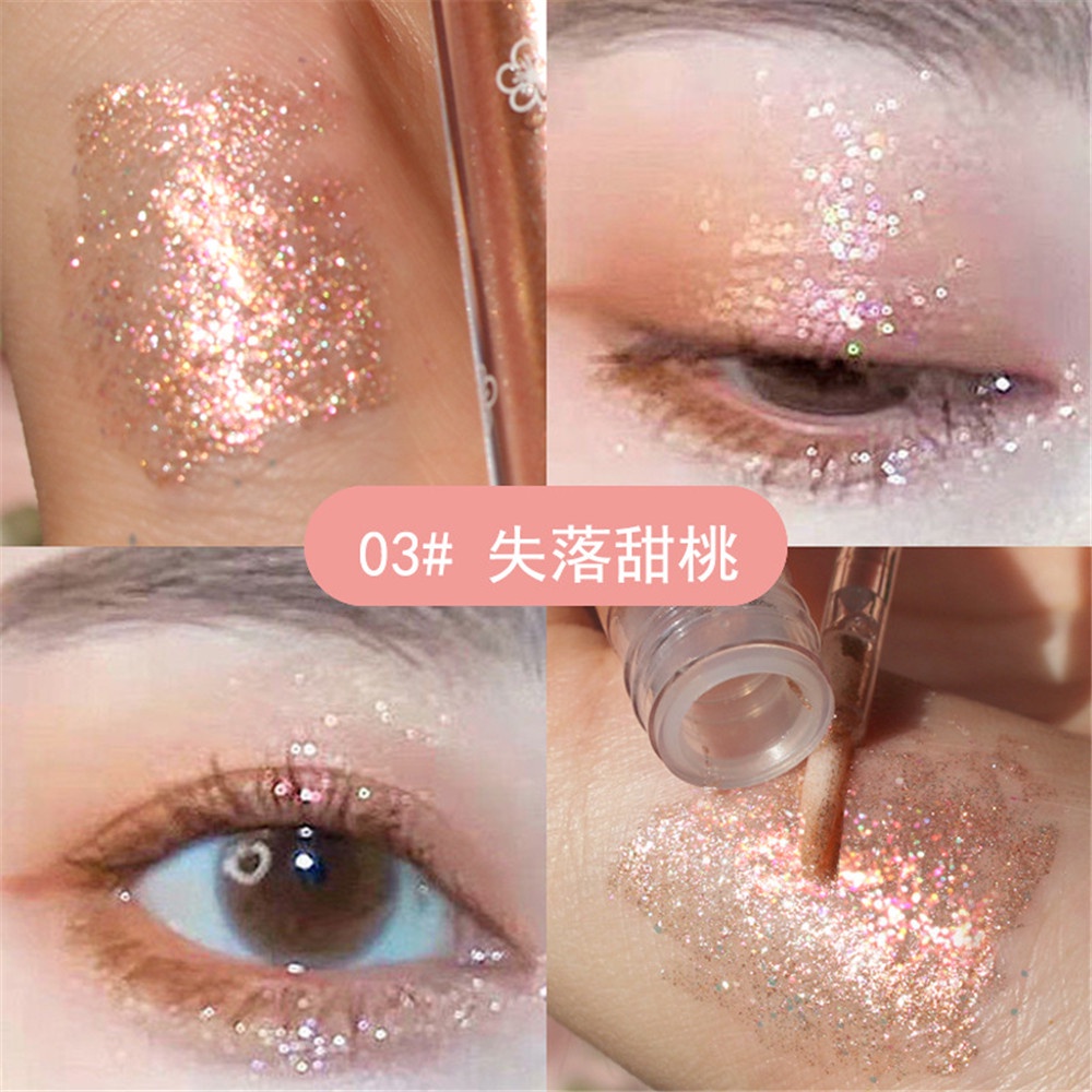 Nhũ Mắt Dạng Lỏng Lấp Lánh Nhanh Khô 5 Màu Sắc Tùy Chọn